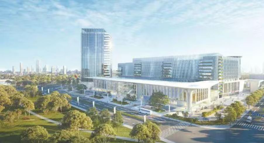 成都市第五人民医院（温江光华院区）嵌入式医用轨道整体安装案例